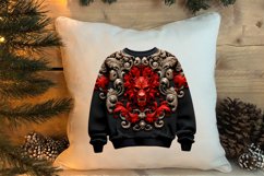 Gothic Christmas Clipart Sublimation, Gothic Christmas Product Image 4
