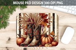 Boots Mouse pad Sublimation - Thanksgiving PNG Design Product Image 1