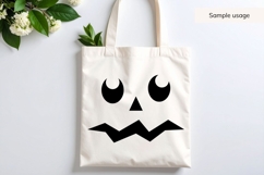 Scared Jack O Lantern Face SVG Product Image 4
