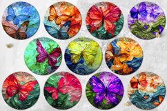 3D Papercut Butterfly | Car coaster &amp; key chain sublimation Product Image 4