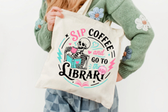 Library Lover Skeleton PNG, Bookworm Humor Reading Club Product Image 4