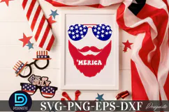 america SVG, 4th of July SVG America Product Image 4