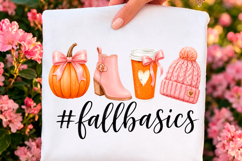 Pink Coquette Fall Basics PNG Product Image 1