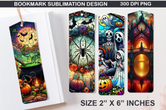 Bookmarks Sublimation - Halloween Holly Berries PNG Design Product Image 1
