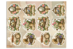 Spring. Vintage. Print &amp; Cut Stickers PNG Product Image 2
