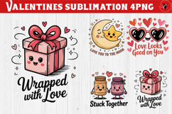 Cute Valentine's sublimation | Valentines day love clipart Product Image 1