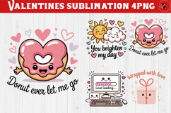 Cute Valentine's sublimation | Valentines day love clipart Product Image 1