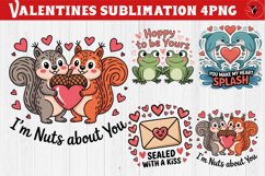 Cute Valentine's sublimation | Valentines day love clipart Product Image 1