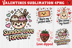 Cute Valentine's sublimation | Valentines day love clipart Product Image 1