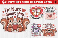 Cute Valentine's sublimation | Valentines day love clipart Product Image 1