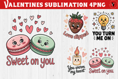 Cute Valentine's sublimation | Valentines day love clipart Product Image 1