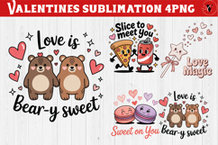 Cute Valentine's sublimation | Valentines day love clipart Product Image 1