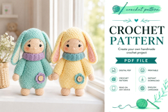 Bunny Doll Amigurumi Crochet Pattern PDF Product Image 3