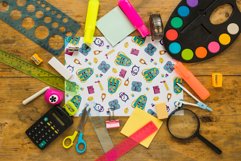 Back to school digital paper /seamless patterns Product Image 5