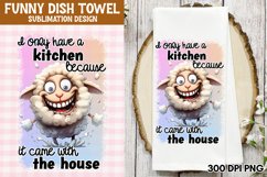 Funny Kitchen Dish Towel Sublimation Bundle Product Image 5
