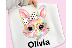 Personalized Kid Name Easter Bunny PNG, Happy Easter PNG Product Image 6