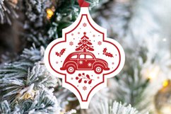 Arabesque Christmas Ornament SVG Bundle, Christmas SVG Product Image 5