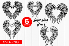 Floral Heart Wreath Clipart SVG PNG Product Image 1