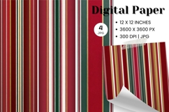 Stripe Pattern Background Gift Wrap Wallpaper Digital Paper Product Image 1
