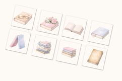 20 PNGs Colorful Book Covers Clipart Product Image 4