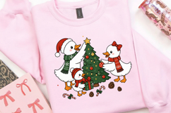 Christmas Ducks PNG Clipart, Decorating Christmas Tree Product Image 3