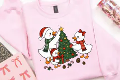 Christmas Ducks PNG Clipart, Decorating Christmas Tree Product Image 3