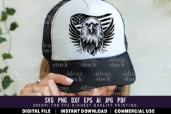 Eagle with USA Flag. Patriotic. Independence Day. 4th July. Product Image 4