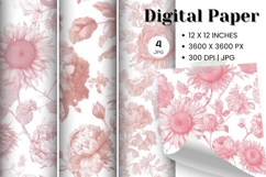 Sunflower Seamless Pattern Background Wallpaper Gift Wrap_2 Product Image 1