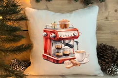 Christmas Coffee Clipart Sublimation, Christmas PNG Product Image 4
