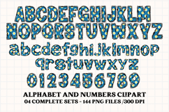 Baby Boy Alphabet PNG Clip Art, baby boy letters doodle Product Image 4