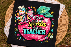 Teacher Appreciation PNG Bundle | Sparkles Teacher Apple Sub Product Image 4