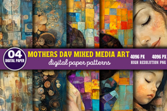 Mothers Day Mixed Media Art Bundle PNG Product Image 5