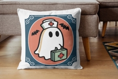 Halloween Cute Frame Clipart PNG Set Product Image 4