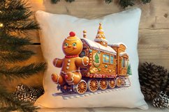 Watercolor Santa Claus Sublimation Clipart, Santa PNG Product Image 4