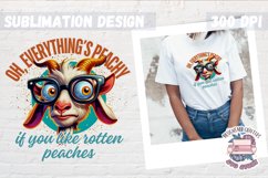 Funny Sarcasm Sublimation design PNG Quote Animal Product Image 1
