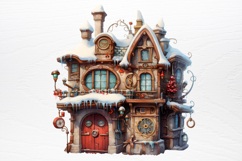 Steampunk Christmas Sublimation PNG Product Image 4