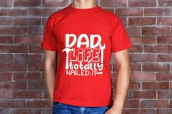Dad Life Totally Nailed It Svg, Father's Day Svg. Product Image 5