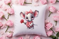 Adorable Animals Cupid Valentine Clipart sublimation Product Image 4