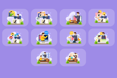Online Communication Illustration Pack Product Image 4