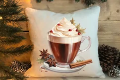 Christmas Drink Clipart Sublimation, Christmas PNG Product Image 4