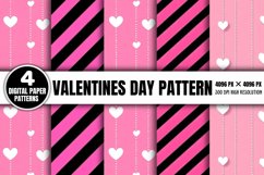 Valentines Day Digital Paper Pattern PNG Product Image 1