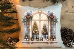 Christmas Window Sublimation Clipart, Christmas Window Product Image 4