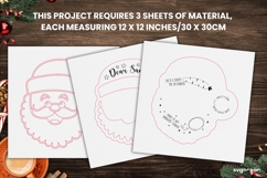 Christmas Santa Tray SVG Bundle | Laser Cut | Glowforge Product Image 4