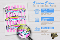 Rainbow Trout PNG | Preppy Lake Days Fish Design Product Image 2