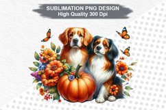 Halloween Dog - Halloween clipart Sublimation PNG Design Product Image 1