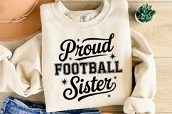 Proud Football Sister Svg | Game Day Svg | Shirt Svg Product Image 4