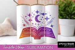 Celestial Tumbler Wrap, Boho Sublimation, Mystical Tumbler Product Image 1