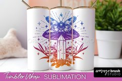 Celestial Tumbler Wrap, Boho Sublimation, Mystical Tumbler Product Image 1