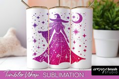 Celestial Tumbler Wrap, Boho Sublimation, Mystical Tumbler Product Image 1