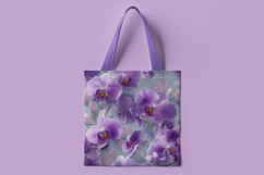 12 Purple Floral Digital Paper Product Image 4